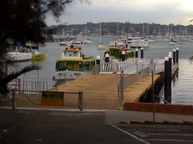 Cronulla Wharf from park